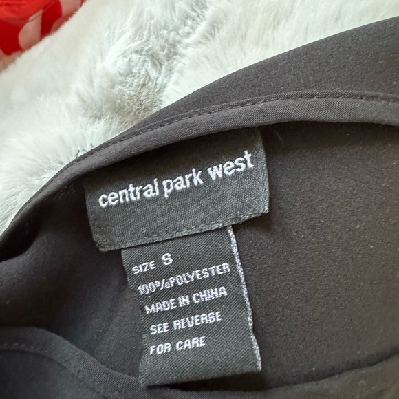 One Shoulder Black Central Park West Shift Cocktail Dress Small - Picture 3 of 3